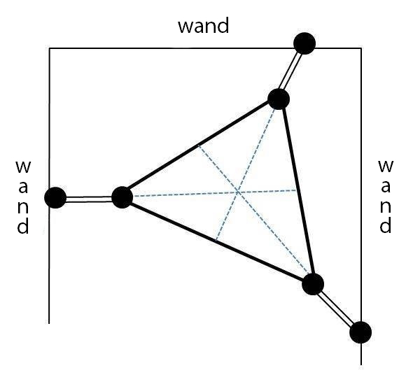 Kit entremurs renforcé triangle